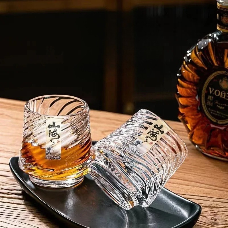 Wine In Beer Glass - ガラス製ウイスキーカップセット 上海カップ 家庭用洋酒グラス 高級高価値KTVバービールカップ