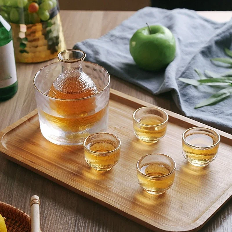 Wine In Beer Glass - ガラスビールカップセットバーアクセサリー酒ポットドリンクウェアショットグラスウォッカバーテンダー和風ハンマーワイングラスショット
