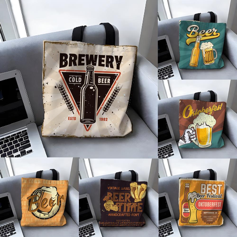 収納バッグ キャンバストートバッグ 大型 レディース デザイ - Beer Wine Grocery のレビューと価格