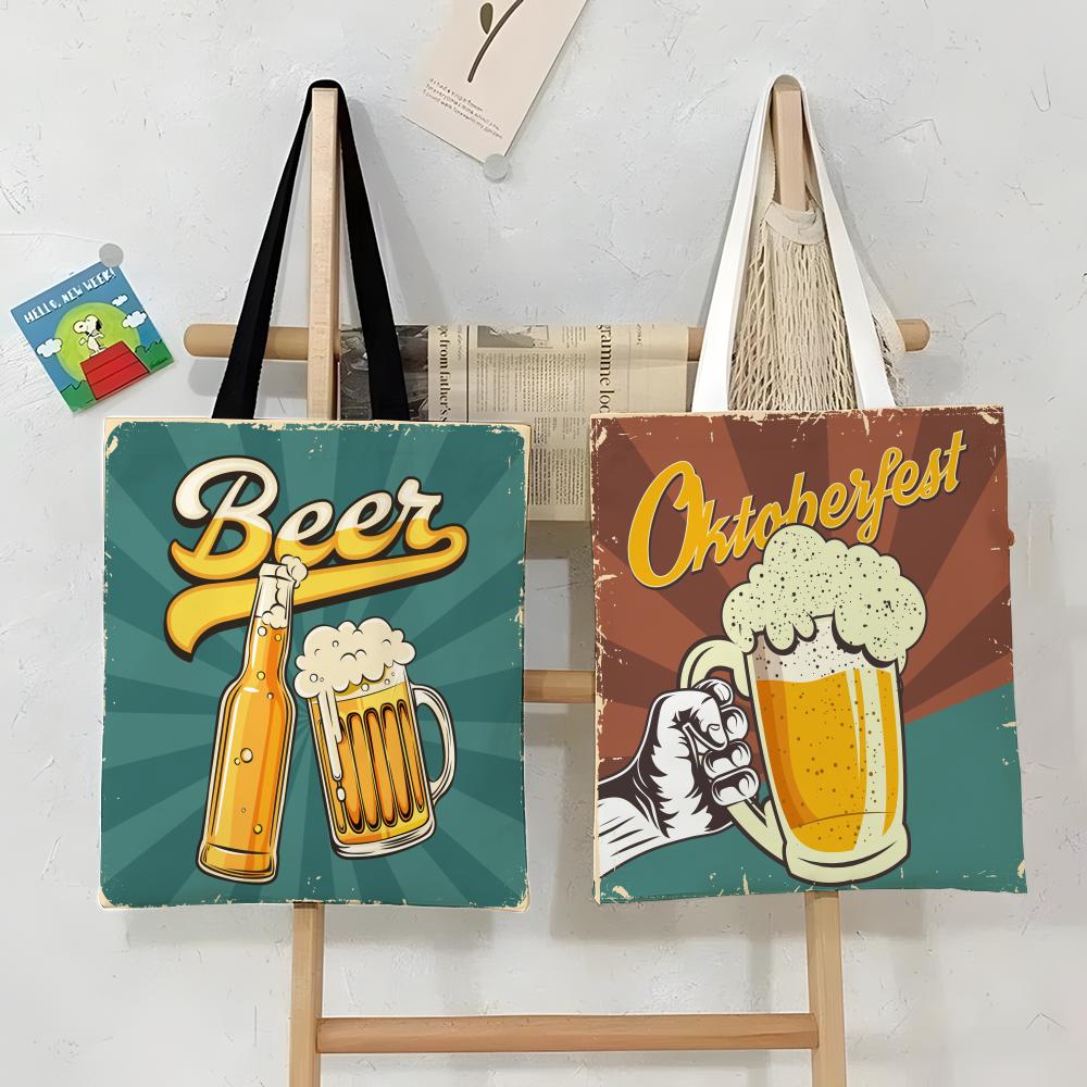 収納バッグ キャンバストートバッグ 大型 レディース デザイ - Beer Wine Grocery のレビューと価格