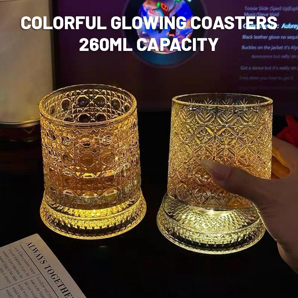 回転式ウイスキーグラス クリエイティブクリスタルビールカップ - Wine In Beer Glass のレビューと価格