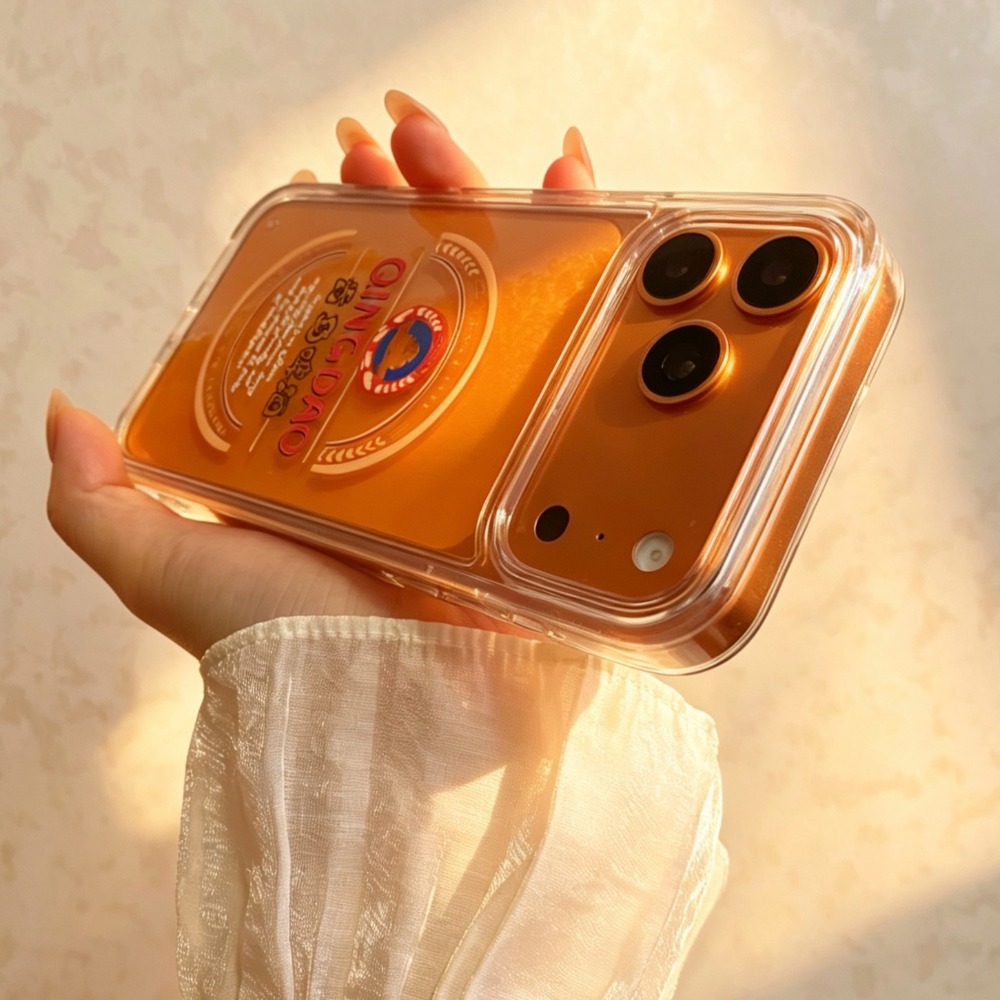 面白い青島ビール液体流砂スマホケース iPhone 17 1 - Beer & Wine Jockey Plaza Shopping のレビューと価格