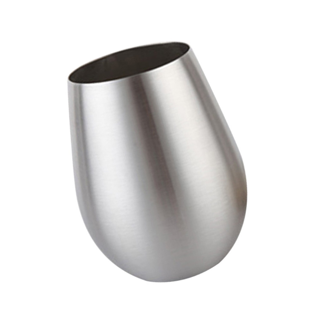 18オンス ステンレス製 エッグ型カップ プレミアム ポータ - Wine In Beer Glass のレビューと価格