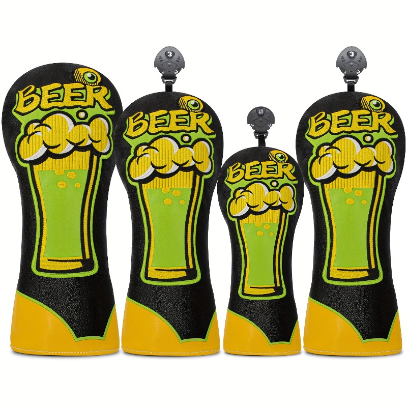 ゴルフクラブヘッドカバー - ビールマグデザイン、ビール瓶グ - Beer & Wine Jockey Plaza Shopping のレビューと価格