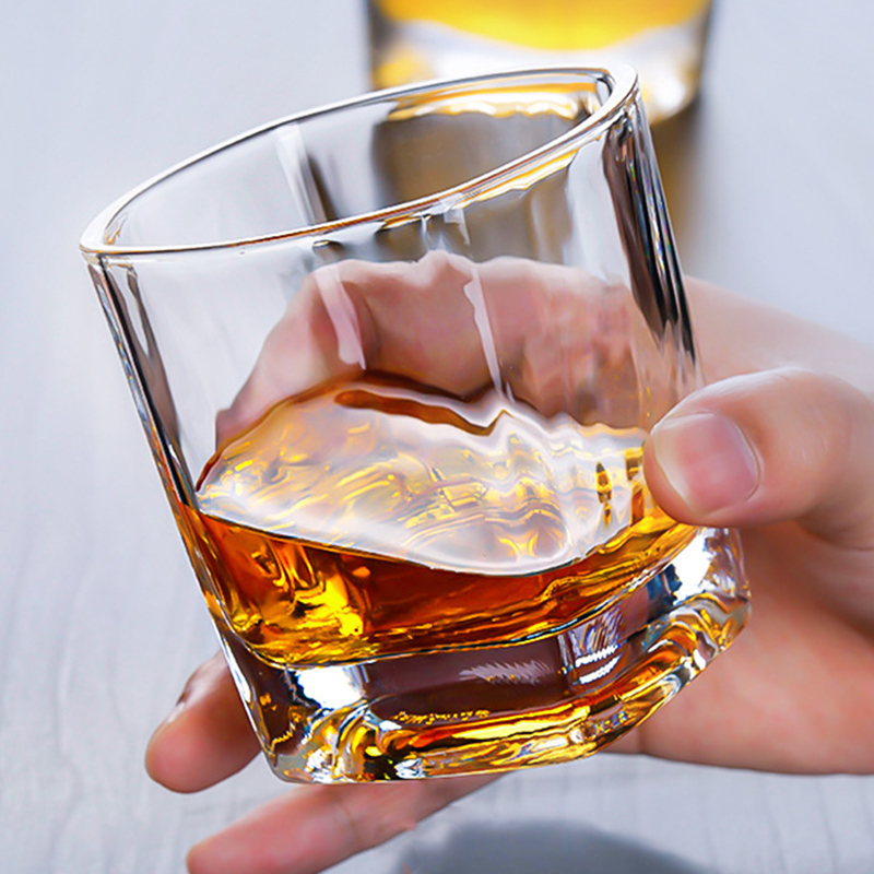 透明ガラスウイスキー,4個セット,235ml,飲料カップ,ヨ - Wine In Beer Glass のレビューと価格