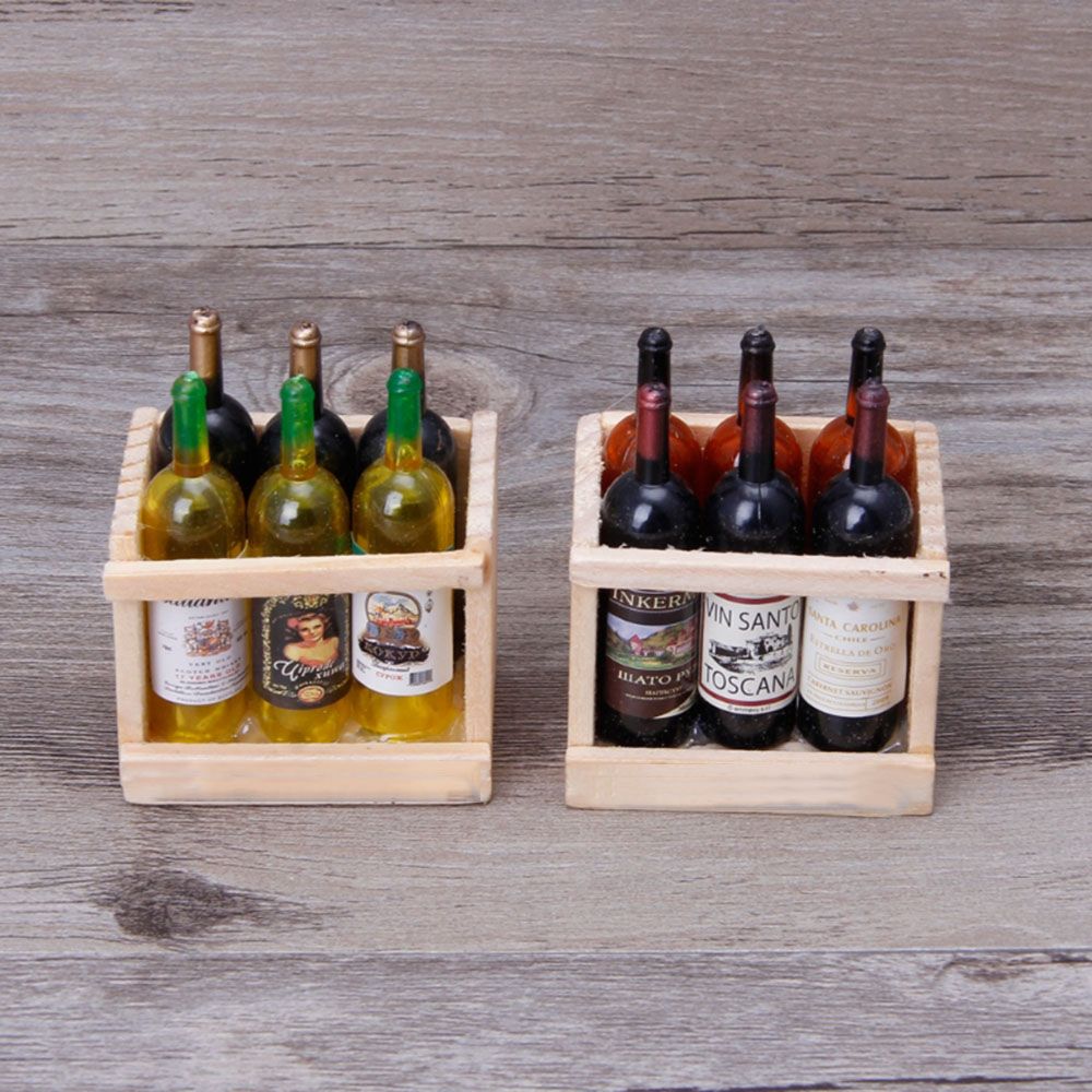 1 セットグッズギフトシーンモデルクリエイティブミニチュアフ - Beer Wine Grocery のレビューと価格