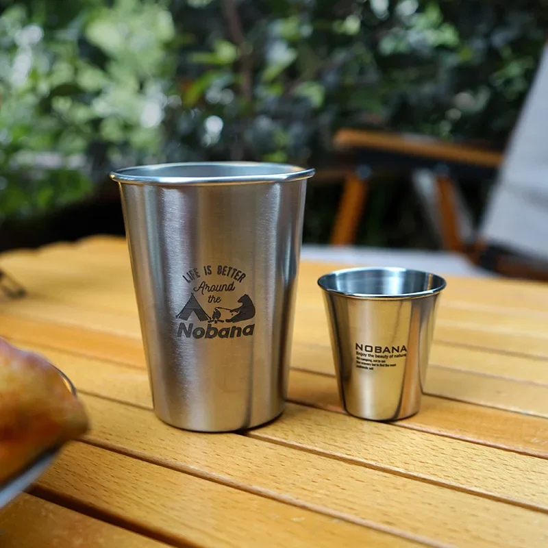 304ステンレス製トラベルカップセット、ポータブルウォーター - Beer Flight Set のレビューと価格