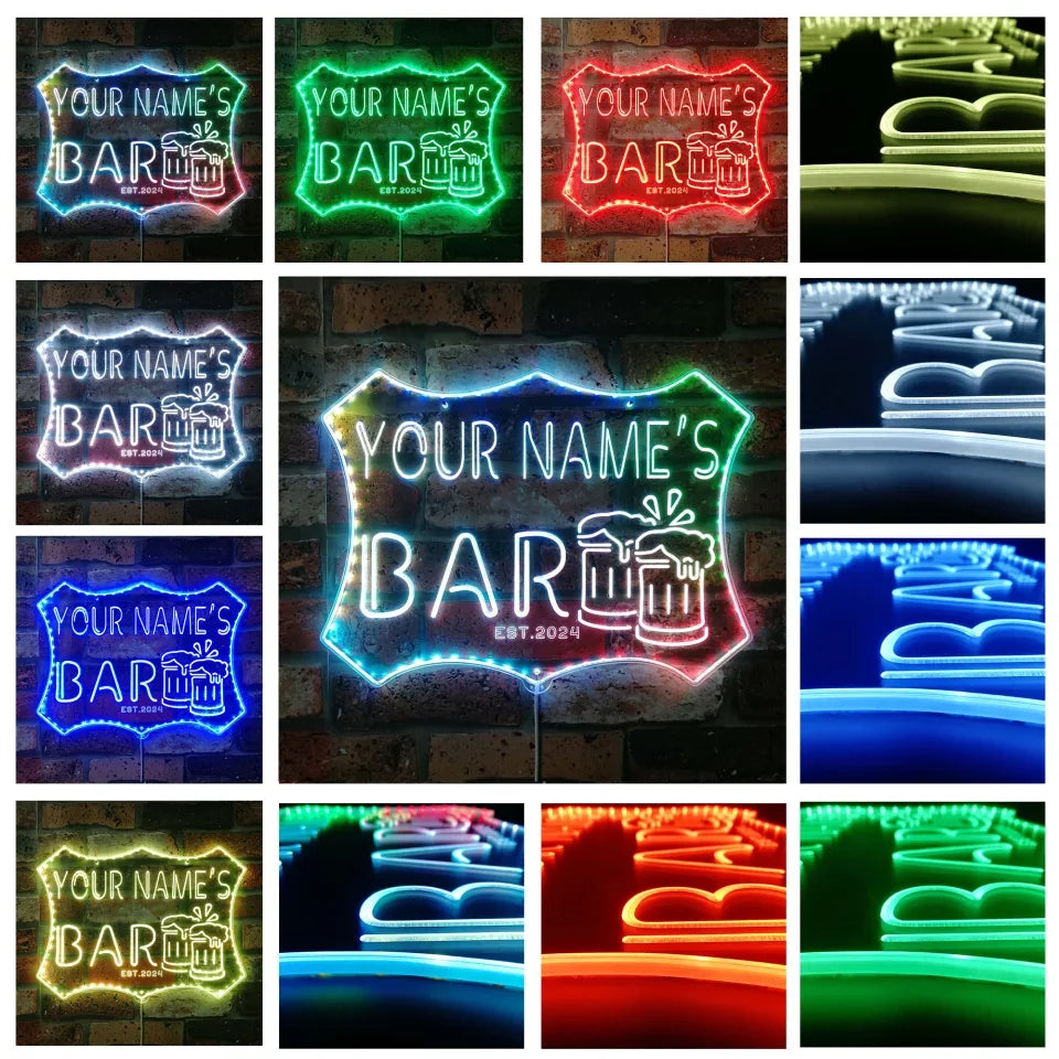 パーソナライズされたあなたの名前バーグリルビールワインRGB - Wine Beer Name のレビューと価格