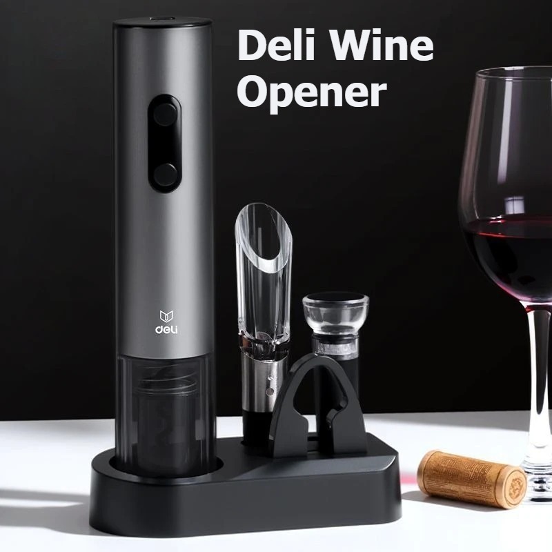 デリ電動ワインオープナー家庭用ステンレス鋼多機能ビール栓抜き - Wine Beer Deli のレビューと価格
